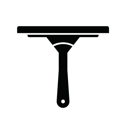 Window Knight squeegee icon inside spotlight