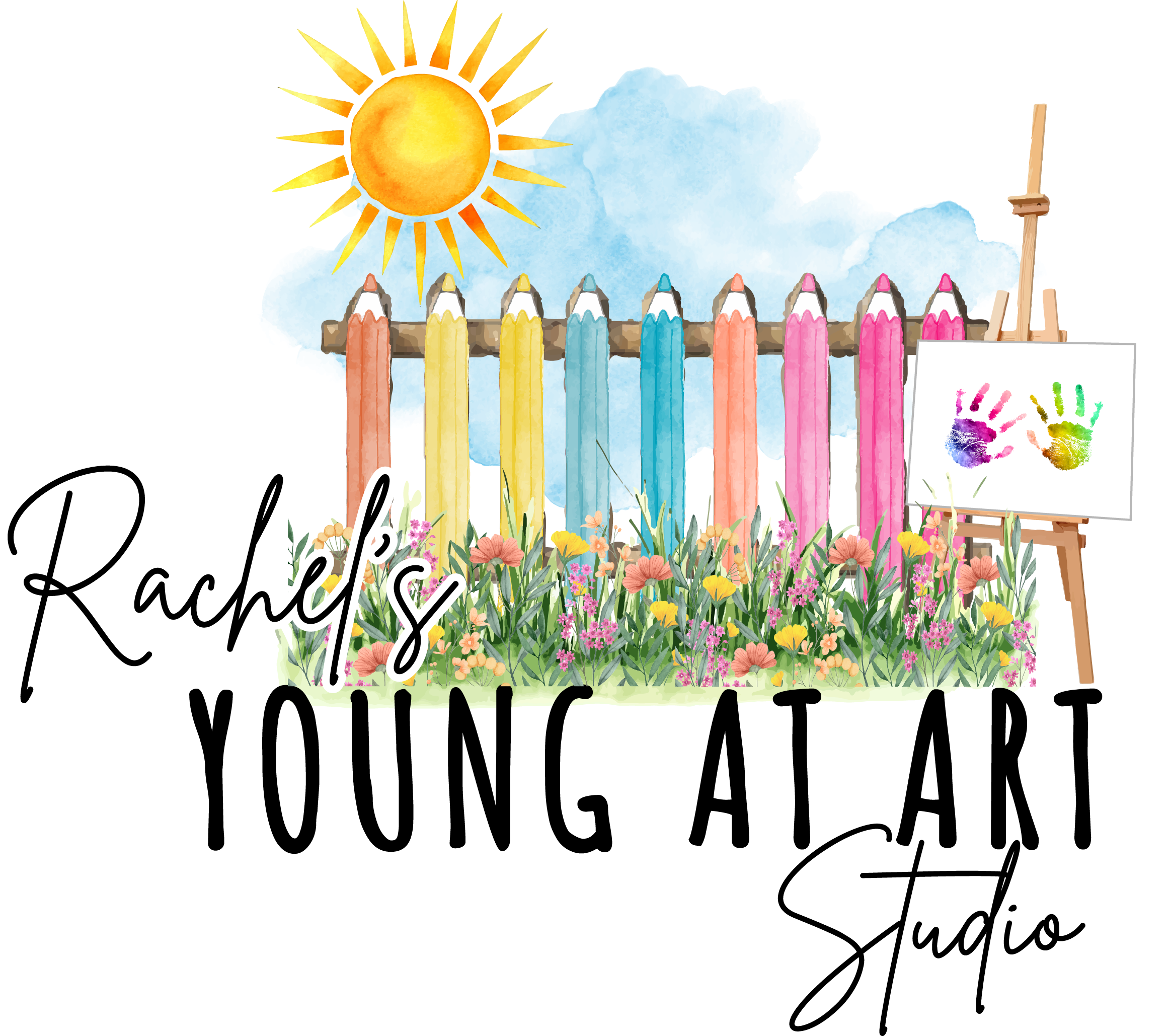 Rachel's Art Studio logo - Studio glass cleaning client