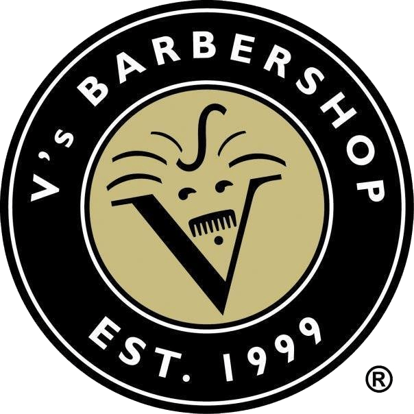V's Barbershop logo - Window cleaning client
