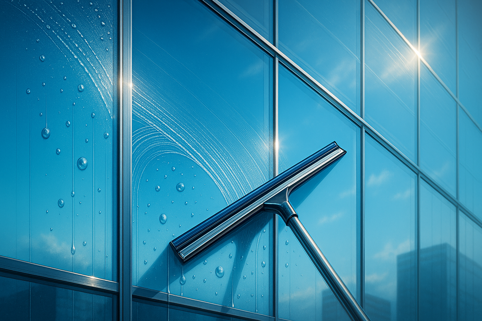 Window Knight cleaning team polishing residential windows in Arizona using professional tools
