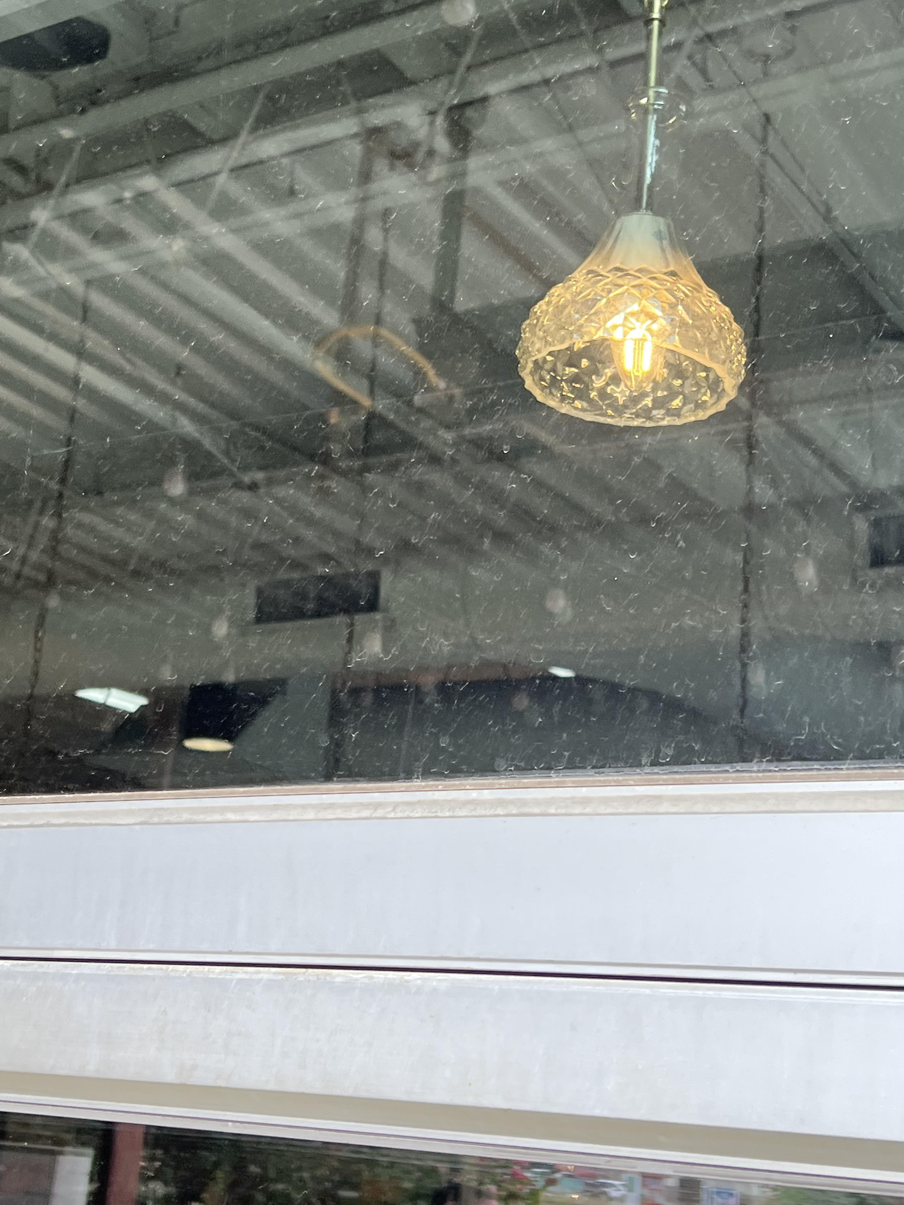 Pita Jungle storefront before cleaning